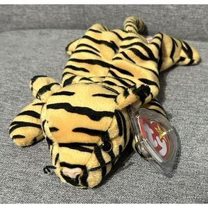 Ty Vintage 1995 Stripes the Tiger Beanie Baby Retired